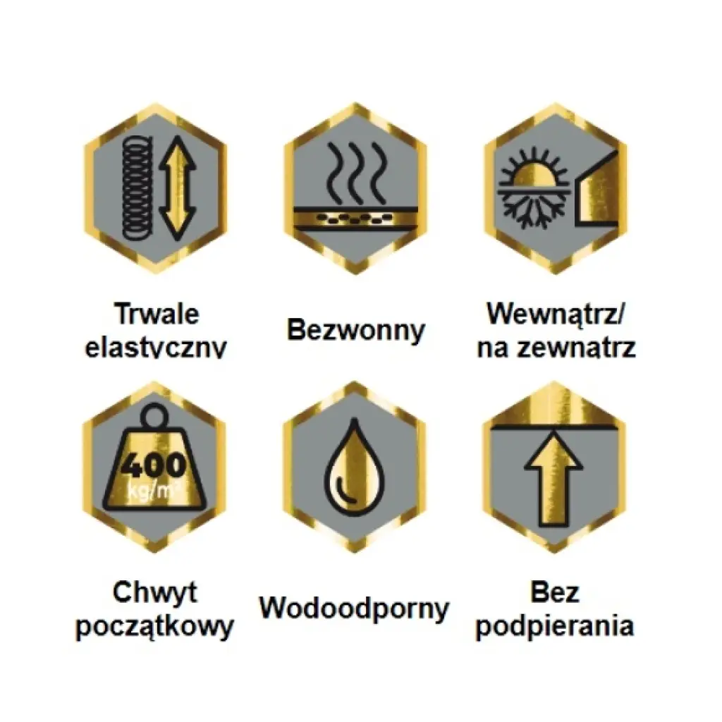 Klej montażowy T-REX GOLD 290ml biały 290 ml, KMTRG290B