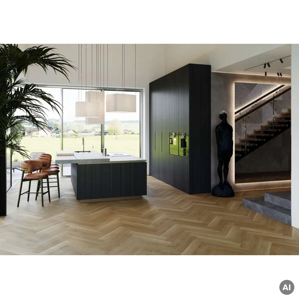 Panele winylowe z podkładem Jodełka Brittany 5 mm Klasa 31, EVCC40XO-0525-4V-03TE-111