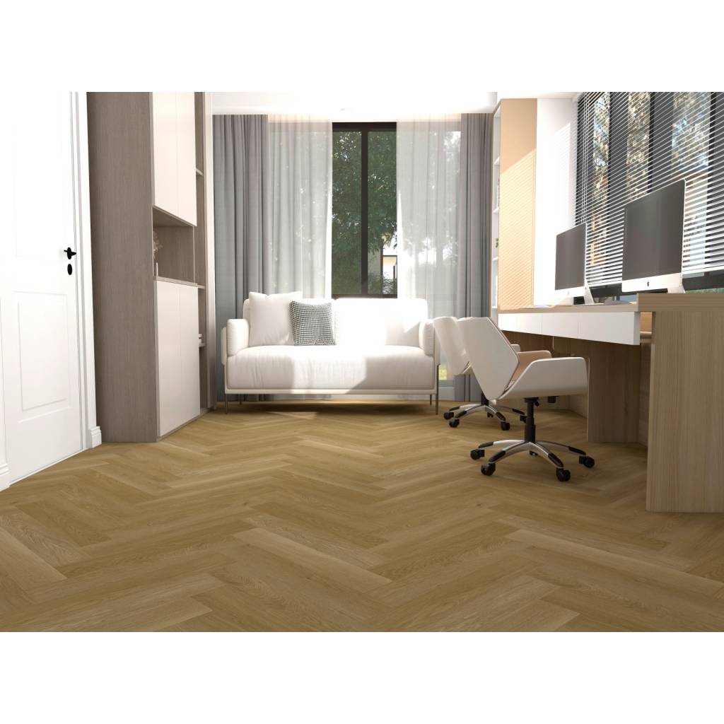 Panele winylowe ze zintegrowanym podkładem Jodełka Brittany Klasa 31 5 mm, EVCC40XO-0525-4V-03TE-111