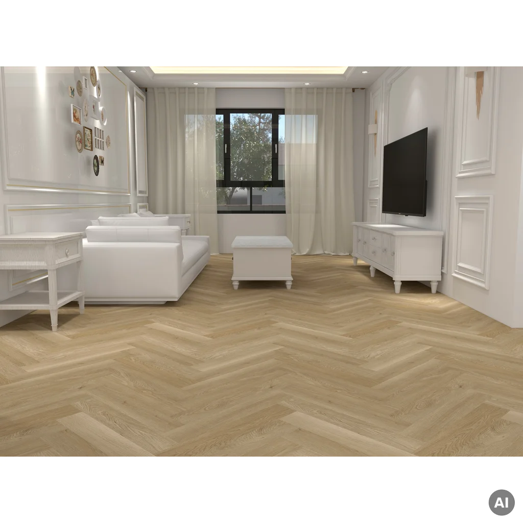 Panele winylowe z podkładem Jodełka Provence 5 mm Klasa 31, EVCC40XO-0525-4V-03TE-112