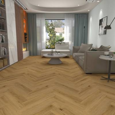 Panele winylowe ze zintegrowanym podkładem Jodełka  Corsica Klasa 31 5 mm, EVCC40XO-0525-4V-03TE-024