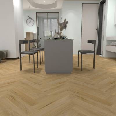 Panele winylowe ze zintegrowanym podkładem Jodełka Normandy Klasa 31 5 mm, EVCC40XO-0525-4V-03TE-038