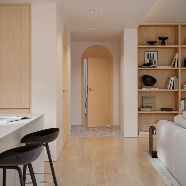 Drzwi ukryte Porta HIDE Bezprzylgowe (otwierane na zewnątrz