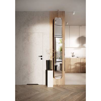 Drzwi ukryte Porta HIDE WC Bezprzylgowe (otwierane na zewnątrz) Lewe 80cm płyta, SPA1110L08LBPWAOV0O000