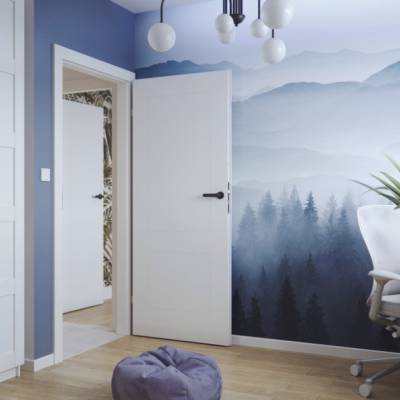 Drzwi Porta Factor 3 WC Bezprzylgowe Prawe 80cm, SPAP530P08LBIWAOU0H000