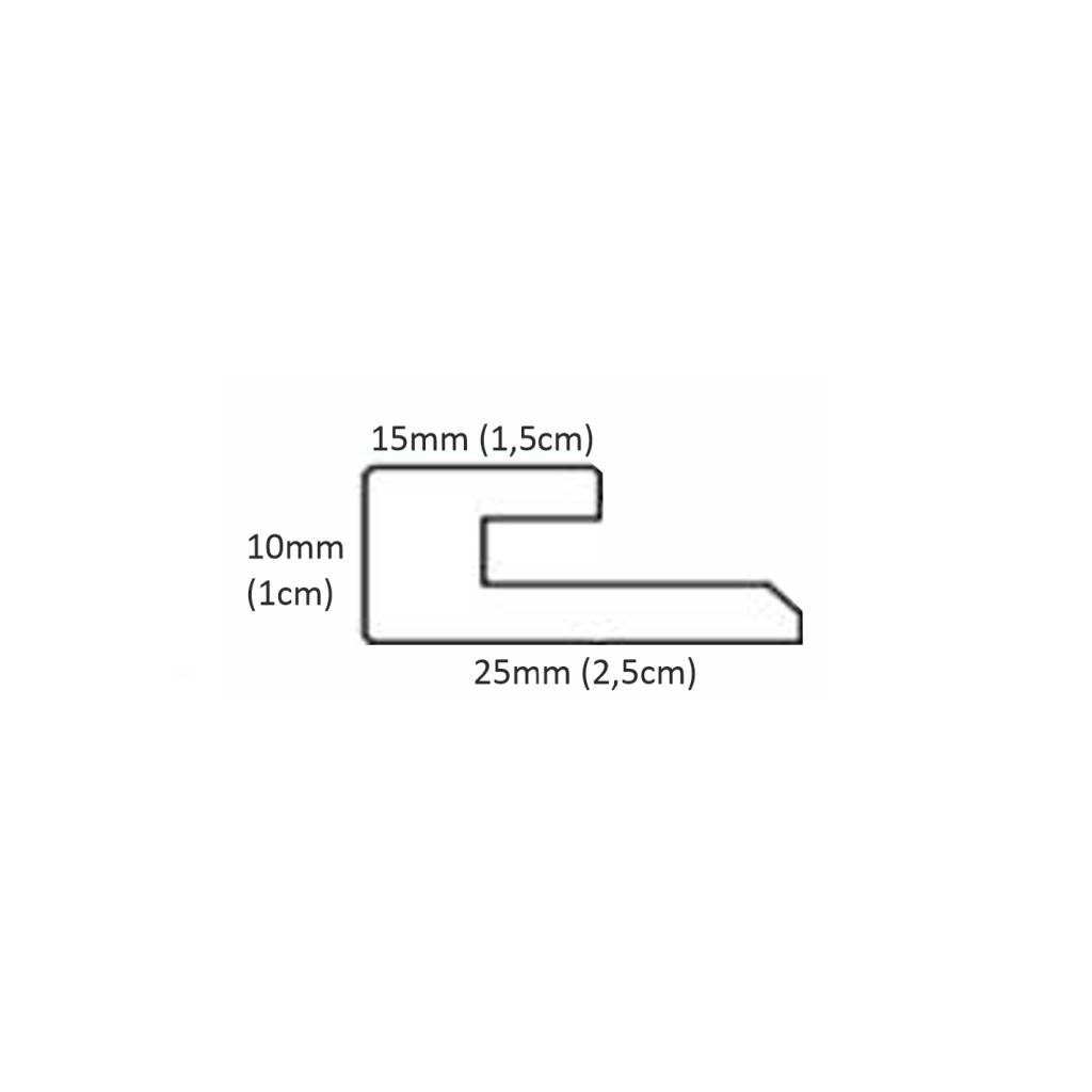 Listwa startowa Dąb naturalny Teak Lewa S, 120038283
