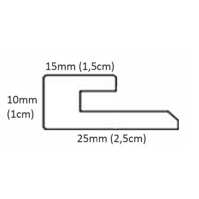 Listwa startowa Dąb naturalny Teak Lewa S, 120038283
