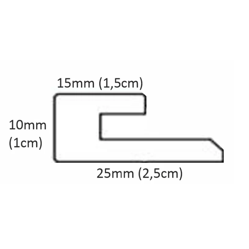 Listwa startowa Dąb naturalny Teak Lewa S, 120038283 - 3
