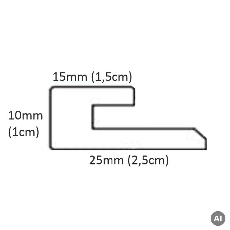 Listwa startowa Dąb naturalny Teak Lewa S, 120038283 - 3