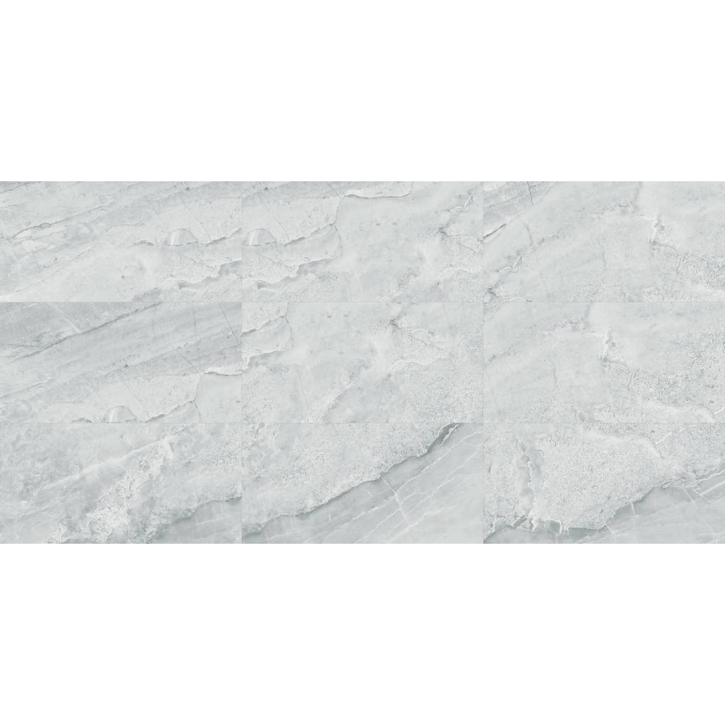 Panele ścienne Ash Grey 30x60 Marmur Kamień Szary Jasny Połysk 6053393