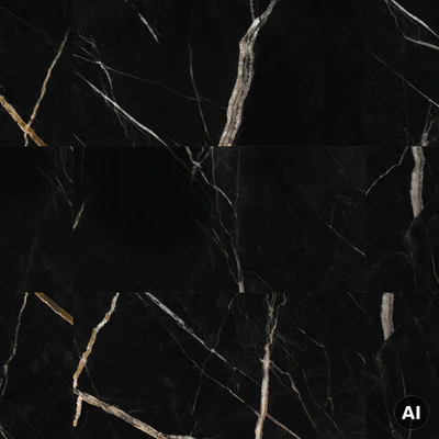 Panele ścienne Calacatta Black 30x60 Marmur Czarny Kamień Połysk 6053390, EC53390