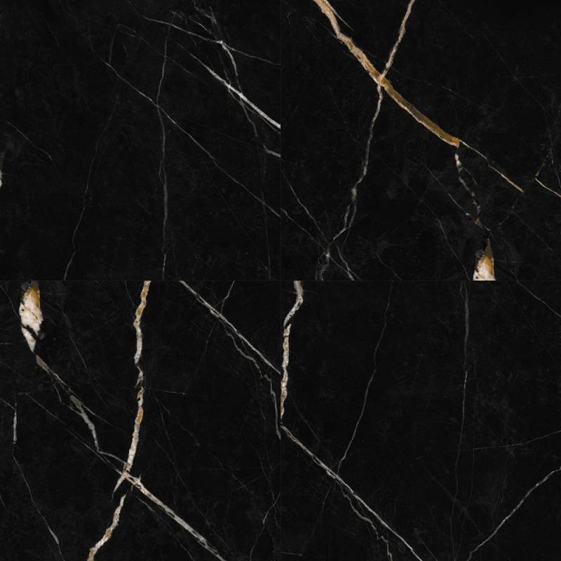 Panele ścienne Calacatta Black Marmur Czarny Złoty Połysk 120x60 6053395, 6053395