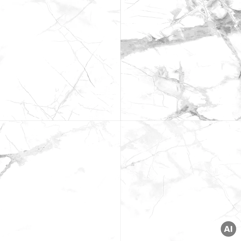 Panele ścienne Calacatta Snow Biały Kamień 120x60 6055829