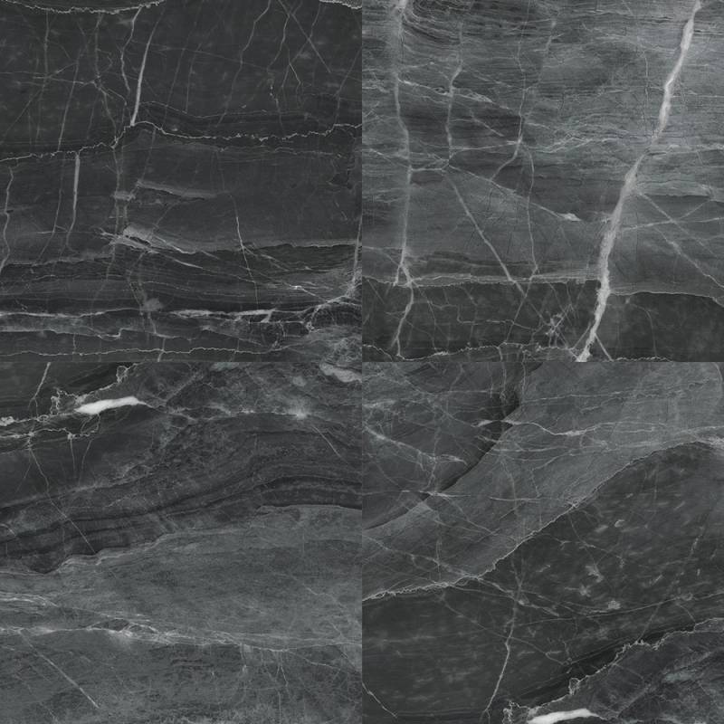 Panele ścienne Dark Stone Czarny Marmur Połysk 120x60 6053397