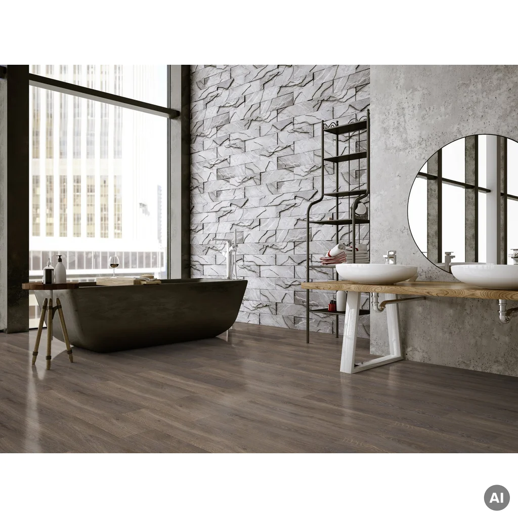 Panele winylowe LVT samoprzylepne Cleveland Dark 2 mm Klasa 22, 33250728