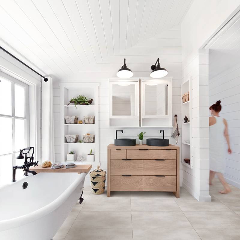 Panele winylowe LVT Firenze Dryback Tiles Seasalt Klasa 33 2.5 mm, FIR T-1442-304x609-DB