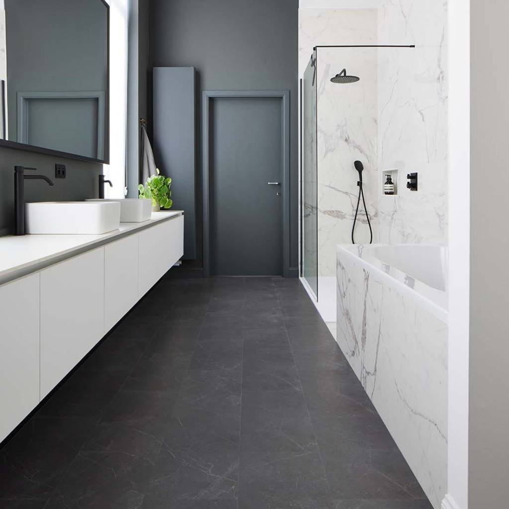 Panele winylowe LVT Firenze dryback Tiles Marmo Scuro Klasa 33 2.5 mm, FIR T-4056-304x609-DB