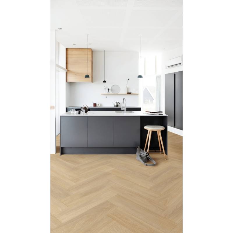 Panele winylowe z podkładem SPC LVT Dąb Tucker Beige 85266 Klasa 33 6 mm, 400096639