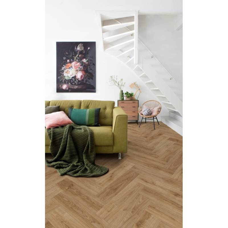 Panele winylowe z podkładem SPC LVT Dąb Kentucky Honey B 83583 Klasa 33 6 mm, 400096640