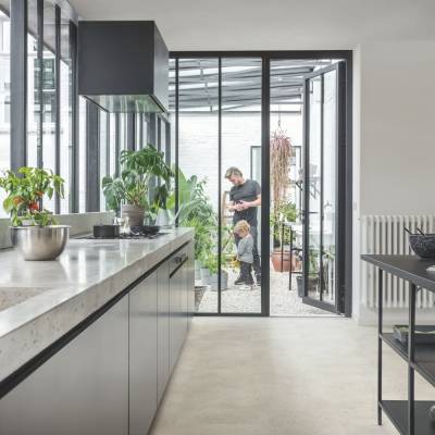 Panele winylowe SPC LVT z podkładem Beton Oyster Klasa 33 6 mm, AVMTU40275