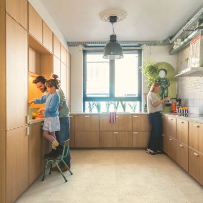 Panele winylowe SPC LVT z podkładem Beton Pebble Klasa 33 6 mm, AVMTU40276