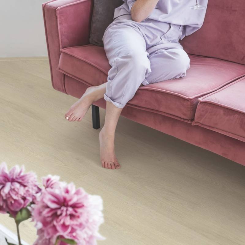 Panele winylowe SPC LVT z podkładem Dąb Morska Bryza Beż Klasa 33 6 mm, AVMPU40080