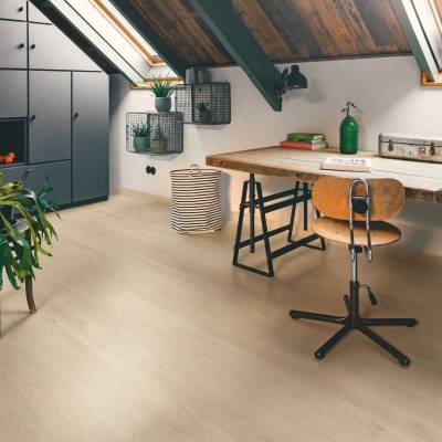 Panele winylowe SPC LVT z podkładem Dąb Morska Bryza Beż Klasa 33 6 mm, AVMPU40080