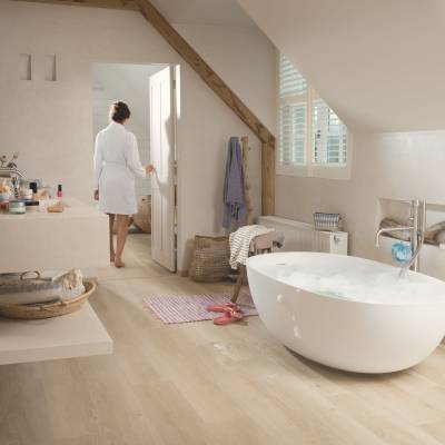 Panele winylowe SPC LVT z podkładem Dąb Morska Bryza Beż Klasa 33 6 mm, AVMPU40080