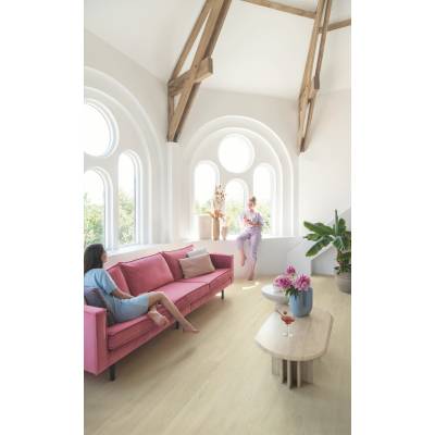 Panele winylowe SPC LVT z podkładem Dąb Morska Bryza Beż Klasa 33 6 mm, AVMPU40080