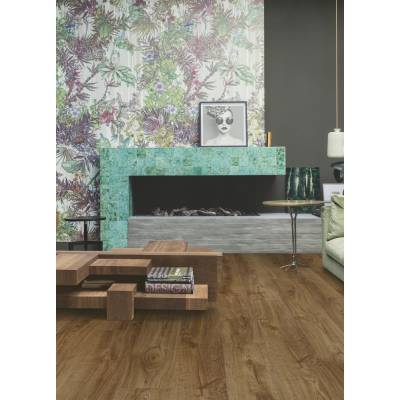 Panele winylowe SPC LVT z podkładem Dąb Brązowy Jesienny Klasa 33 6 mm, AVMPU40090