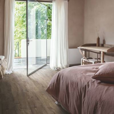 Panele winylowe SPC LVT z podkładem Dąb Czekoladowy Jesienny Klasa 33 6 mm, AVMPU40199
