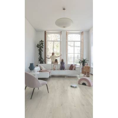 Panele winylowe SPC LVT z podkładem Dąb Bawełniany Biało-Rumiany Klasa 33 6 mm, AVMPU40200