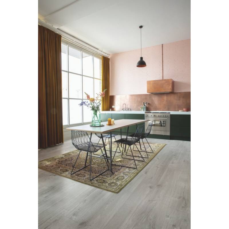 Panele winylowe SPC LVT z podkładem Dąb Bawełniany Zimno-Szary Klasa 33 6 mm, AVMPU40201