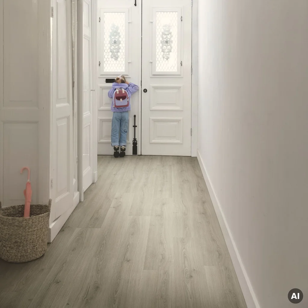 Panele winylowe SPC LVT  z podkładem Botaniczny Szary 6 mm Klasa 33, AVMPU40237