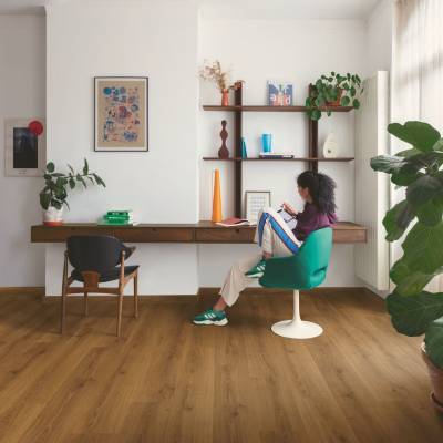 Panele winylowe SPC LVT z podkładem Dąb Karmelowy Botan Klasa 33 6 mm, AVMPU40315