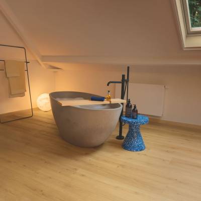 Panele winylowe SPC LVT z podkładem Dąb Szczotkowany Miodowy Klasa 33 6 mm, AVMPU40318