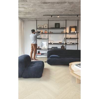 Panele winylowe SPC LVT z podkładem Jodełka Dąb Polarny HB Klasa 33 6 mm, AVHBU40361