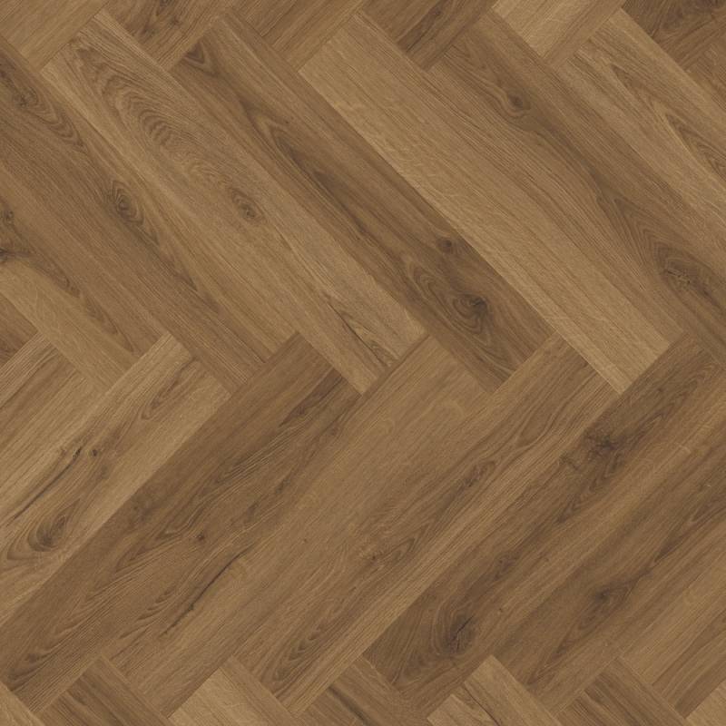 Panele winylowe SPC LVT z podkładem Jodełka Dąb Karmel Botaniczny HB Klasa 33 6 mm, AVHBU40364