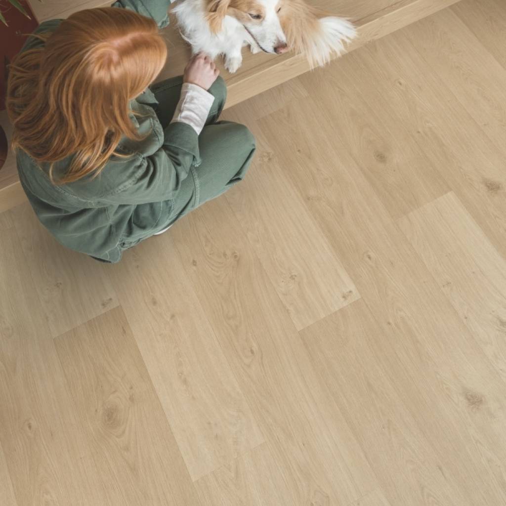 Panele winylowe SPC LVT Dąb Coast Beżowy AVSPT40321 Klasa 33 4 mm