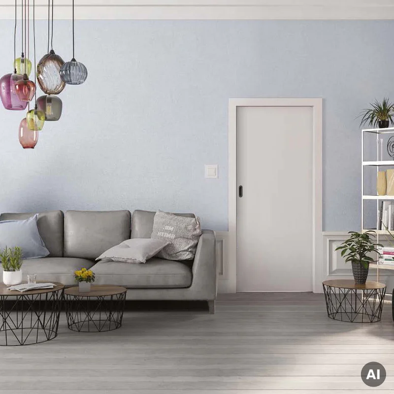 Drzwi przesuwne chowane w ścianę Norma Decor 1 80 cm Kompl