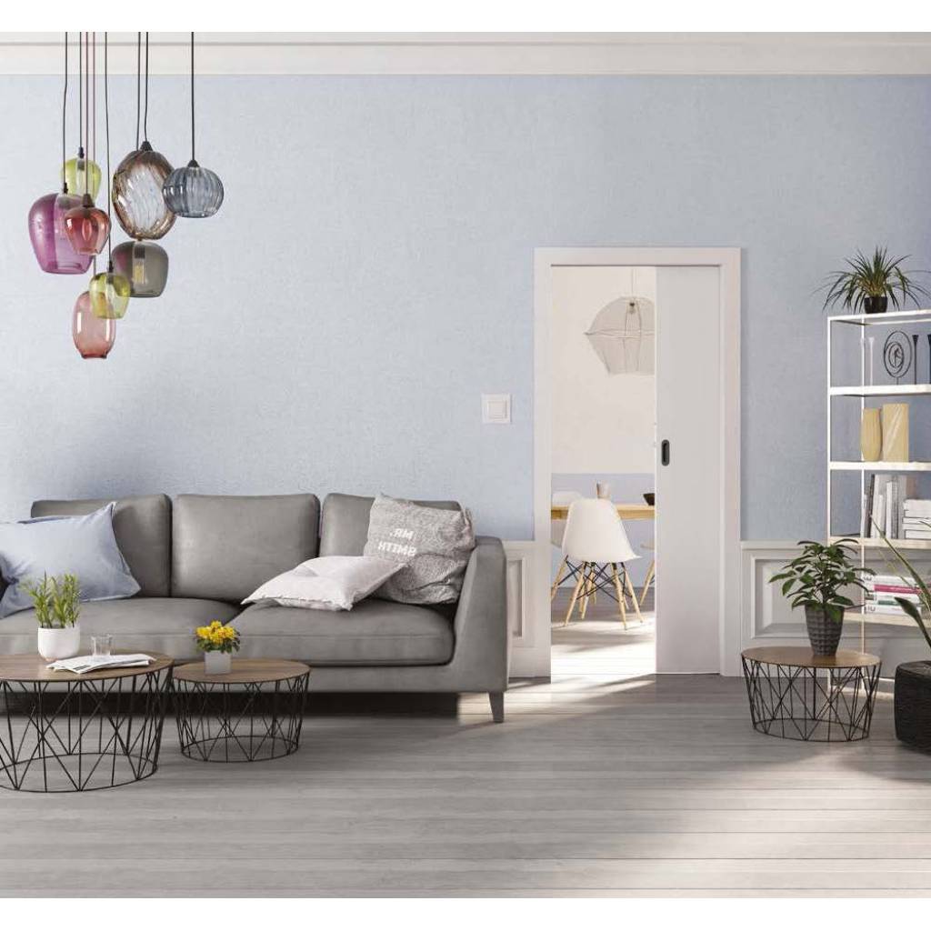 Drzwi przesuwne chowane w ścianę Norma Decor 1 90 cm Komplet: drzwi + kaseta + ościeżnica (obudowa), 100076870