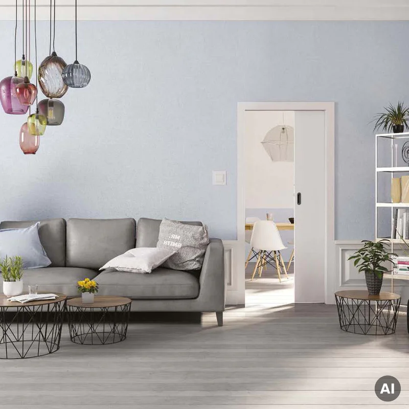 Drzwi przesuwne chowane w ścianę Norma Decor 1 90 cm Kompl