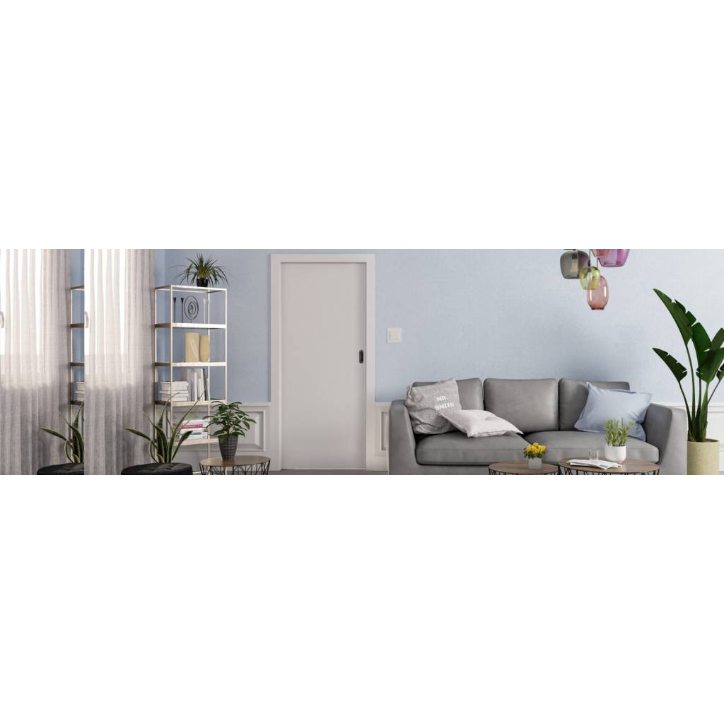 Drzwi przesuwne chowane w ścianę Norma Decor 1 90 cm Komplet: drzwi + kaseta + ościeżnica (obudowa), 100076870