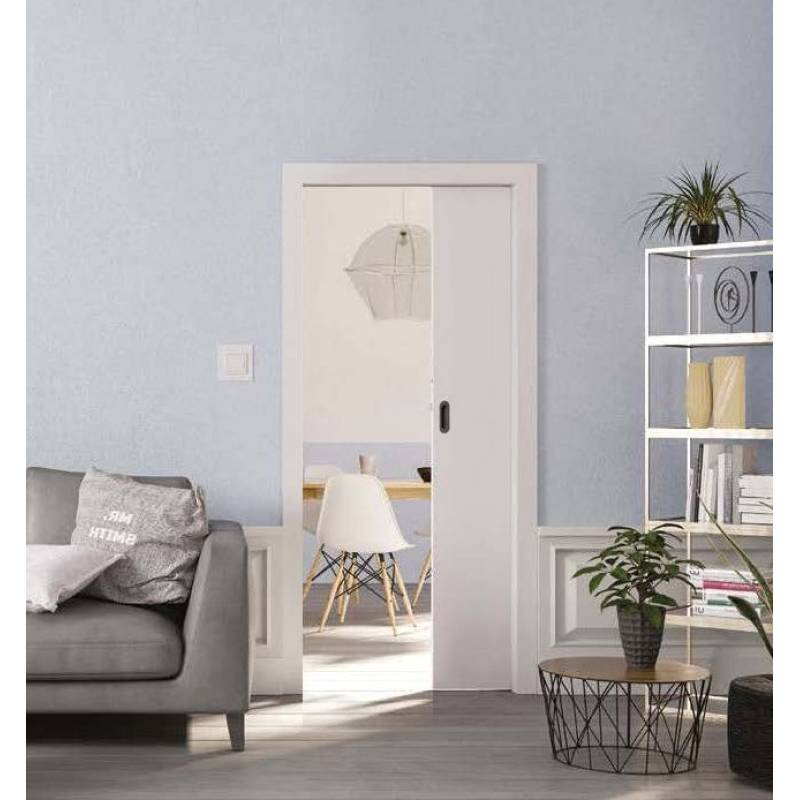 Drzwi przesuwne chowane w ścianę Norma Decor 1 80 cm WC Komplet: drzwi + kaseta + ościeżnica (obudowa), 100076873