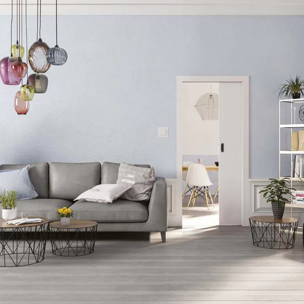 Drzwi przesuwne chowane w ścianę Norma Decor 1 80 cm WC Ko