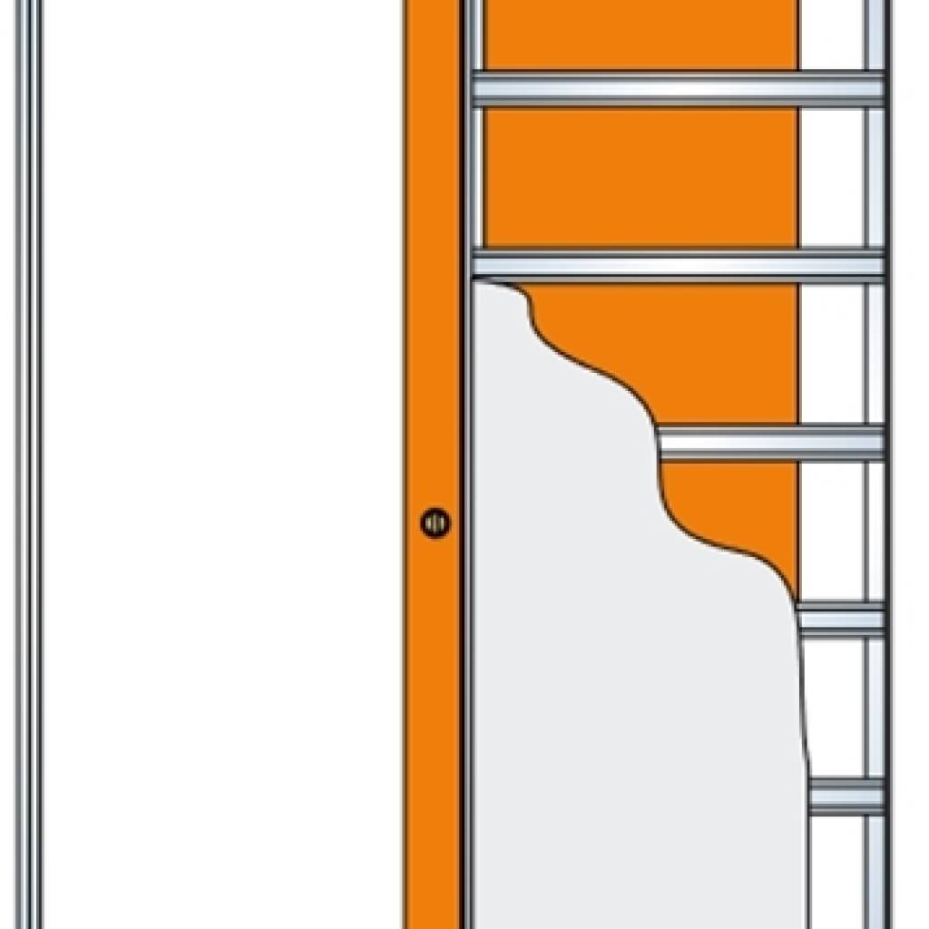 Drzwi przesuwne chowane w ścianę Norma Decor 1 80 cm WC Komplet: drzwi + kaseta + ościeżnica (obudowa), 100076873