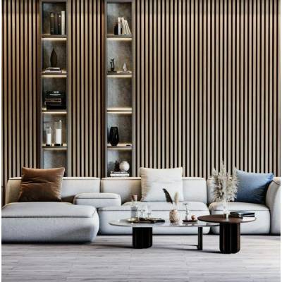 Lamele Akustyczne Listwa Dąb naturalny L 248B Teak Prawa , 120044203