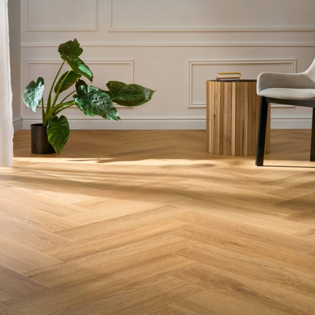 Panele winylowe SPC LVT Jodełka Dąb Menor CAS 223 5 mm, 5905167857090