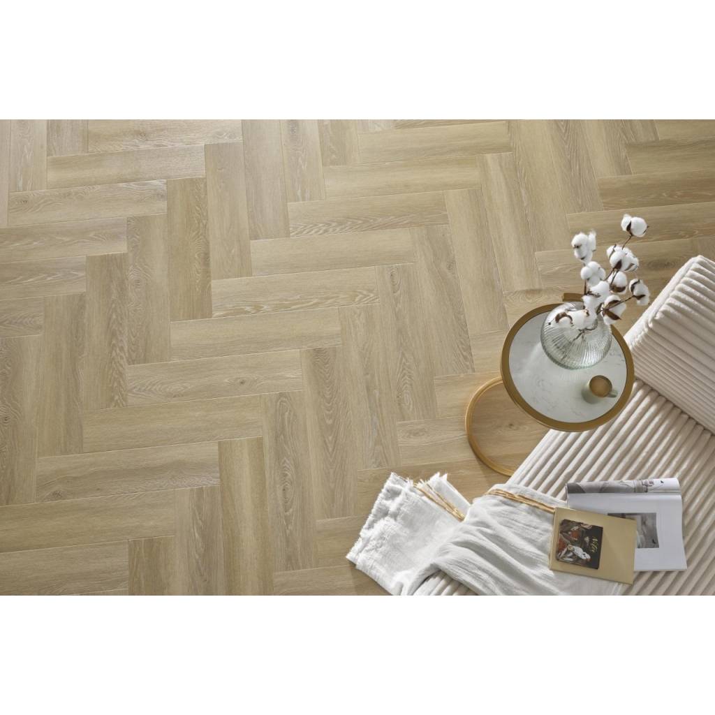 Panele winylowe SPC LVT Jodełka Dąb Deventer CAS 236 5 mm, 5905167857120