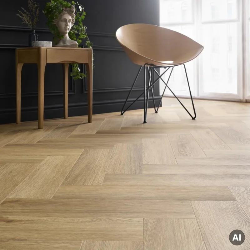 Panele winylowe SPC LVT Jodełka Dąb Burbon CAS 208 5 mm TA